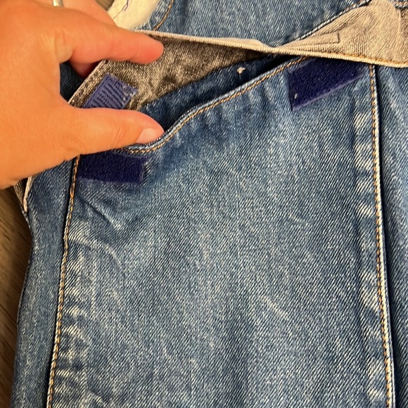 90’s LE’ ARSI MOTO BIKER AVIATOR JEAN VEST SMALL - Picture 6 of 14